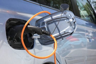 Elektro-Tankstelle beim Hotel Hammerwirt-Forellenhof, Untertauern