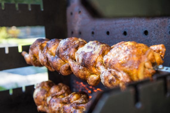 Grillabend im Sommer - Hammerwirt-Forellenhof in Untertauern